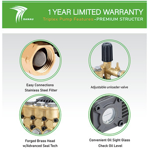 <span class=keywords><strong>Idropulitrice</strong></span> a pressione Triplex DANAU 2170psi 150bar 2.2kw 220V/50HZ <span class=keywords><strong>idropulitrice</strong></span> ad acqua portatile - Product Image 5