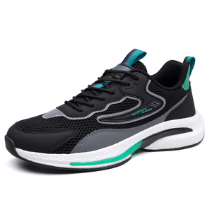 Men Summer Mesh Sneakers Breathable Lightweight Walking Shoes With Rubber Outsole <b>EVA</b> Midsole Fashion Sport Style - Product Image 3