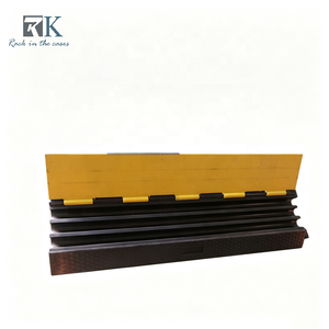 Protector de Cables de Goma Resistente, Rampa para Cables, Protector de Cables Duradero, Rampa de Seguridad para Cables para Seguridad Vial - Product Image 1