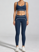Set Bra dan Legging Wanita Merek Sama, Bahan Ultra Elastis, Bernapas, Lembut Seperti Mentega, Set Yoga Align