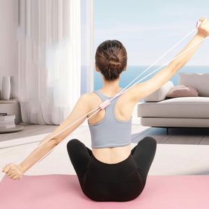 Bande de Résistance Yoga en Forme de 8 pour Étirement Musculaire, Épaules, Dos, Fitness, Corde de Tension Portable, Bande de Traction - Product Image 2