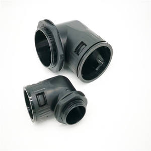 Conector de tubo interior de 90 grados ajustable <span class=keywords><strong>flexible</strong></span> AISLAMIENTO impermeable Nylon codo <span class=keywords><strong>conducto</strong></span> conector rápido - Product Image 1