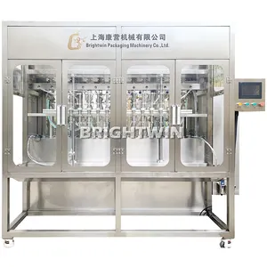 automatic multi-function liquid milk filling capping labeling machine equipment line