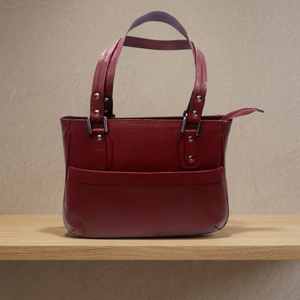 Nuevo Bolso de Cuero Genuino al por Mayor con Cierre de Cremallera, Impermeable, Ecológico, de Gran Capacidad, para el Día de San Valentín, Bodas y Fiestas - Product Image 3