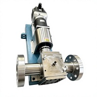 Pompe doseuse de transfert haute précision en acier inoxydable à carter chauffant pour résine, asphalte et fluides visqueux