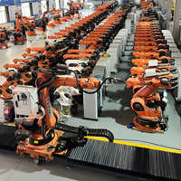 Bras robotique industriel KUKA pour la manutention, le palettisation, la sculpture, le polissage, la découpe, la soudure par points, avec moteur de boîte de vitesses PLC IP65