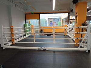 Ring <span class=keywords><strong>de</strong></span> Boxeo Plegable <span class=keywords><strong>de</strong></span> 4x4m con Logotipo Personalizado, <span class=keywords><strong>de</strong></span> Alta Calidad, Acero Resistente, Cuero PVC, Profesional para Boxeo, MMA, <span class=keywords><strong>Muay</strong></span> <span class=keywords><strong>Thai</strong></span>, UFC - Product Image 5