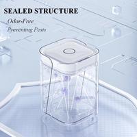 Poubelle automatique à induction sans contact ELPHECO Slim Open Top, étanche et sans odeur, pour salle de bain et bureau, utilisation en intérieur