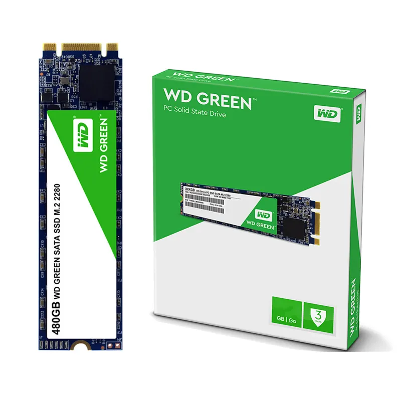 WD GREEN M.2 SSD 2280 NGFF SATA III M2 SSD 240gb 480gb Disco Duro Solid State Disk Hard drive untuk Laptop