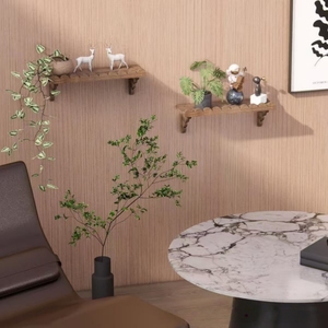 Lot de 2 étagères murales flottantes en bois rustique festonné de 17 pouces, résistantes à l'eau, multifonctionnelles pour garage, salon, chambre, salle de bain - Product Image 4