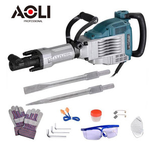3600W Heavy Duty Electric <strong>Demolition</strong> Jack <strong>Hammer</strong> Concrete Breaker (2) <strong>Chisel</strong> &amp; Point <strong>Chisel</strong> <strong>Bit</strong> Hand with Case - Product Image 5