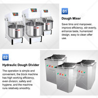 OCEAN Ensemble complet d'équipements de boulangerie pour le pain Ligne de fabrication automatique de pain Machine à baguette