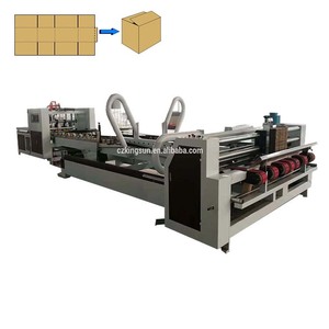 2600 di buona qualità scatola di cartone ondulato automatico cartella incollatore macchina - Product Image 2