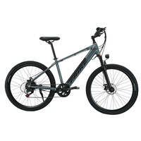 Bicicleta Eléctrica de Montaña de Litio de Alta Calidad de 250 W con Certificación CE, Velocidad Variable, 26 Pulgadas, Todoterreno, Freno de Disco de 36 V, Aleación de Aluminio
