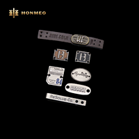 HONMEO Étiquette Métallique en Alliage de Zinc pour Jeans, Personnalisée, Carrée ou Rectangulaire, Embossée, Vente en Gros