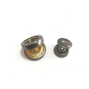 50503衣服ジャケット真鍮ボタン用メタル両面プレススナップボタンスタッド - Product Image 4