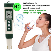 Haute qualité 10-en-1 PH mètre testeur de qualité de l'eau stylo TDS/Temp/EC/H2/ORP/S.G détecteur de conductivité moniteur outil de mesure de pureté