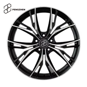 Pengzhen personalizado preço de fábrica cinco raios 15 "16" 17 "18" 19 "20" polegadas jantes de carro de passageiros pretos para benz mercedes amg classe