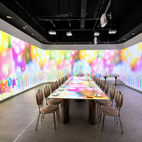 Système de projection immersive interactif personnalisé pour restaurant, salle d'exposition, mapping 3D, solution de jeu avec capteur de mouvement