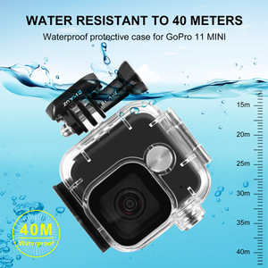 Estuche Sumergible Puluz Fat Cow Compatible con <span class=keywords><strong>Gopro</strong></span> <span class=keywords><strong>Hero11</strong></span> Black Mini, Estuche Impermeable Sellado para Cámaras Deportivas - Product Image 3
