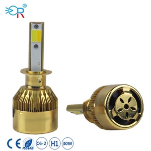 Macar <span class=keywords><strong>C6</strong></span> 24V đèn <span class=keywords><strong>Led</strong></span> H11 H1 H3 H7 kép màu COB Chip đèn pha Điều kiện Mới 36 Wát điện 12V điện áp - Product Image 6