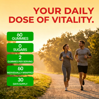 Gummies au vinaigre de cidre de pomme Qbioflex, gummies Keto ACV, complément de vitamine B12, soutien à la digestion, à l'immunité, à la perte de poids