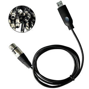 USB naar DMX interface adapter RS485 converter seriële 3-pins XLR LED DMX512 Freestyler software pc naar podiumbesturing dimmerkabel - Product Image 3