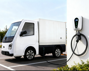 سيارة رانهورس الكهربائية الصغيرة الجديدة للبالغين، معتمدة EEC COC L7e، بقوة 7.5 كيلوواط، سرعة 65 كم/ساعة، لتوصيل الميل الأخير، مع صندوق شحن، مقود يمين، مدى 201-300 كم - Product Image 1