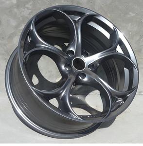 Cerchi in Lega di Alta Qualità da 19 Pollici, <span class=keywords><strong>Grigio</strong></span> Opaco, per Auto Passeggeri, PCD5x110mm ET 34/30mm CB 65.1mm, Adatti per <span class=keywords><strong>Alfa</strong></span> <span class=keywords><strong>Romeo</strong></span> - Product Image 4