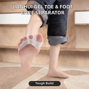 Séparateur d'orteils en gel de silicone pour hallux valgus, protecteur et étireur d'orteils pour le soin des pieds - Product Image 2