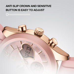 NAVIFORCE 5045T <span class=keywords><strong>Orologio</strong></span> da <span class=keywords><strong>Donna</strong></span> alla Moda con Quadrante <span class=keywords><strong>Rosa</strong></span>, Orologi al Quarzo per Donne, Nuovo Design 2025 Stile Lussuoso per Ragazze - Product Image 2