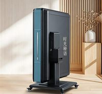 Nouvelle machine à mahjong automatique pliable à quatre boucheaux avec effets lumineux et sonores, machine à mahjong double usage pour table de divertissement à domicile