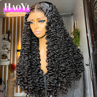 Wig Rambut Asli 13x6 HD Lace Wig, Grosir Wig Rambut Virgin Burma Keriting, Wig Raw dengan Kutikula Tersusun Rapi, Rambut Mentah Vietnam