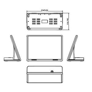 Rk3568 4 + 32 gam Android 11 máy tính bảng với <span class=keywords><strong>Video</strong></span> & âm thanh hiển thị treo tường cho Chiếu Sáng Sân Khấu Công nghiệp Quad Core Bộ vi xử lý - Product Image 3