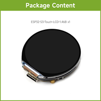 Waveshare ESP32-S3-Touch-LCD-1.46 Papan Pengembangan Layar Bundar 412*412 Mendukung WiFi Sensor Akselerometer Giroskop A355