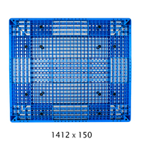 Palettes en plastique HDPE/PP 100% durables pour petites pharmacies, à entrée 4 voies, empilables, pour stockage industriel