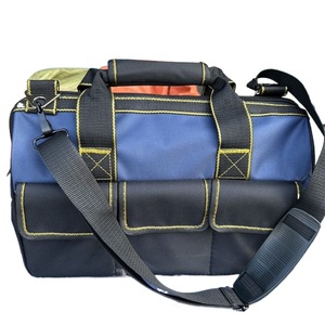 <b>Tool</b> Duffle Bag Yellow 200 Lb Capacity Waterproof Convertible Strap For <b>Carpenters</b> Electricians - Product Image 5
