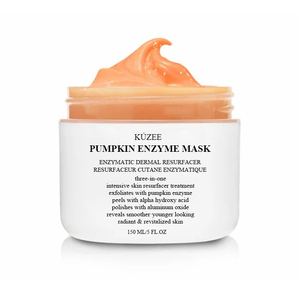 Masque Facial Exfoliant Enzymatique à la <span class=keywords><strong>Citrouille</strong></span> pour Peaux Ternes, Ridules, Rides et Teint Irrégulier - Product Image 1
