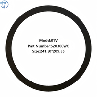 Disque de friction pour convertisseur de couple de voiture particulière 01V, référence S20300WC, 241.30*209.55, double face, à verrouillage