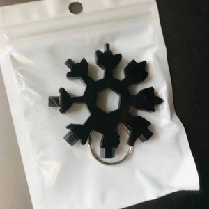 Llave de copo de nieve Abrebotellas Regalos de Navidad para hombres Papá Herramienta de copo de nieve de acero inoxidable - Product Image 5