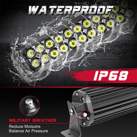 Barra Led 120W 20 pouces nouvelle lentille 3D Spot Flood Combo faisceau hors route barre de lumière LED