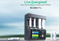 Chargeur DWI SKYRC NC3000Pro NiMH/NiCd pour batterie de drone AA/AAA, quadri-chaînes, contrôlé par application mobile, écran TN 1,77 pouces 160x128
