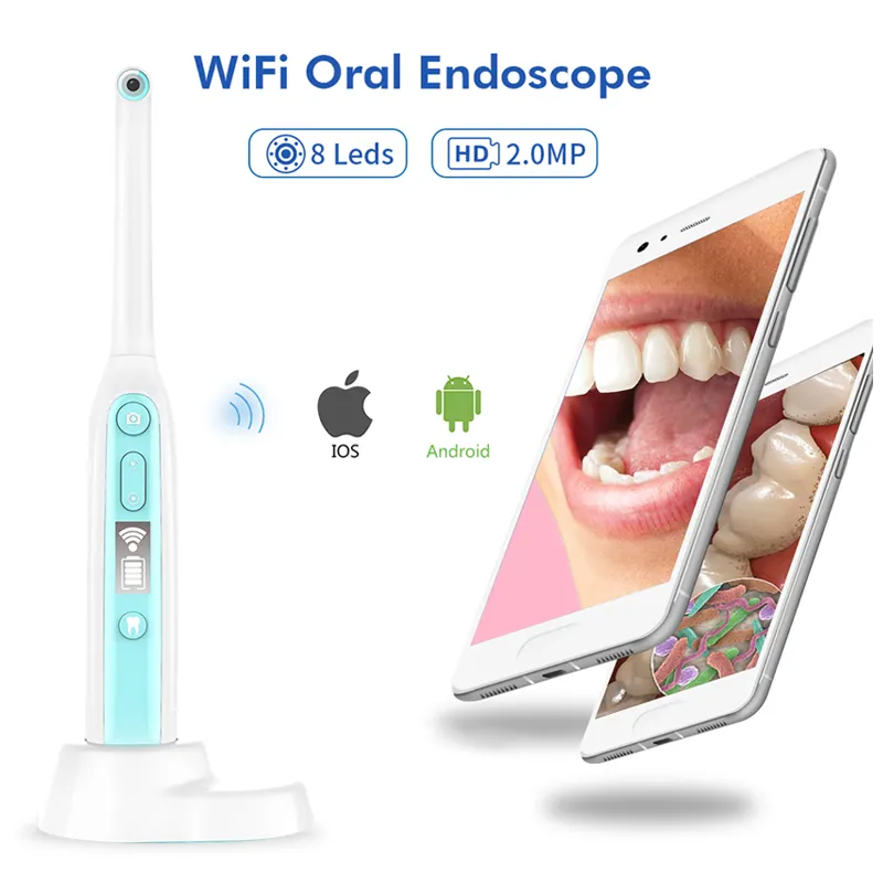 Caméra orale sans fil d'endoscope dentaire de Wifi pour des outils dentaires de vidéo en temps réel orale de dentiste