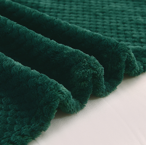 <span class=keywords><strong>Couverture</strong></span> en flanelle de treillis d'ananas de <span class=keywords><strong>maille</strong></span> de couleur unie d'hôtel <span class=keywords><strong>couverture</strong></span> de cadeau personnalisée d'entretien facile - Product Image 3