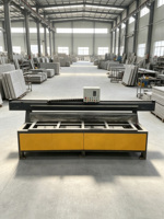 Scie à chanfreiner ZEUS 45 degrés, une coupe quatre bords, pour granit et marbre, contrôlée par PLC, moteur 220V/380V, boîte de vitesses, machine à pierre