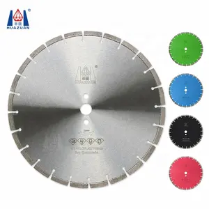 Hoja de sierra circular de diamante de grado industrial Huazuan D350mm, segmentos soldados con láser, corte de piedra, hormigón, ladrillo, azulejo OEM - Product Image 1