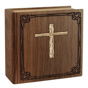 American Style Natural Wood Adult Urn Eco-Friendly Biodegradable Durable Cremation & Burial <b>Box</b> - Product Image 6