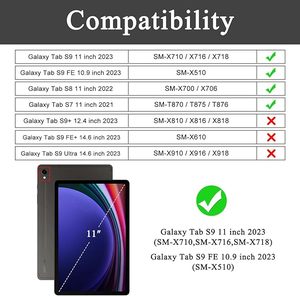 [Confezione da 2] proteggi schermo in vetro temperato per <span class=keywords><strong>Samsung</strong></span> <span class=keywords><strong>Galaxy</strong></span> Tab S9 / <span class=keywords><strong>S8</strong></span> / S7 11 "pellicola di protezione <span class=keywords><strong>Tablet</strong></span> - Product Image 2
