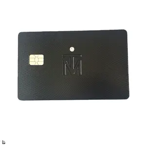 Harga pabrik! Kartu ic kontak cerdas kustom FM4442 4428 CIP pvc kartu komposit cerdas dengan strip magnetik chip NFC