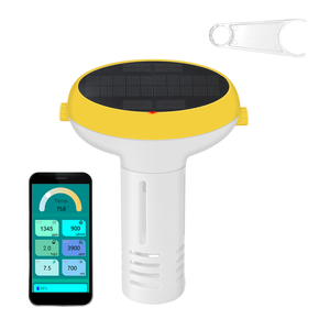 Smart 7-in-1 WiFi penguji kualitas air tenaga surya/USB <span class=keywords><strong>pH</strong></span> CL ORP EC TDS penguji salinitas Temp untuk bak kolam <span class=keywords><strong>Spa</strong></span> kolam - Product Image 2